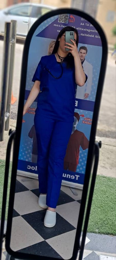 Tenue de bloc unisexe bleu goloise