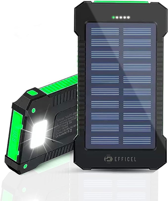 Chargeur Solaire Étanche Portable