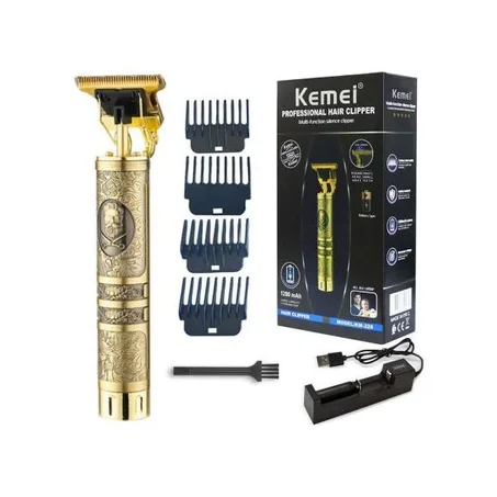 Kemei Tondeuse Cheveux & Barbe Rechargeable - Km 228 - Gold
