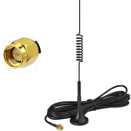 Antenne 4G LTE Omnidirectionnelle Avec Cable SMA Male 5.0dBi