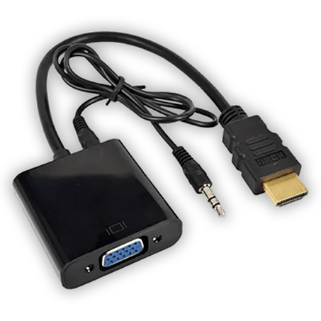 ADAPTATEUR HDMI TO VGA + AUDIO