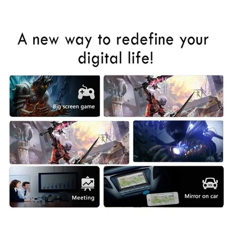 مشغل الوسائط المتعددة لبث محتويات هاتفك على التلفاز بدقة وجودة عالية Chrome Cast Appareil De Diffusion Sur TV De Votre Téléphone