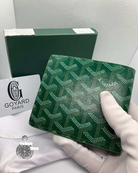 GOYARD PARIS // GREEN  محفظة نقود وبطاقات