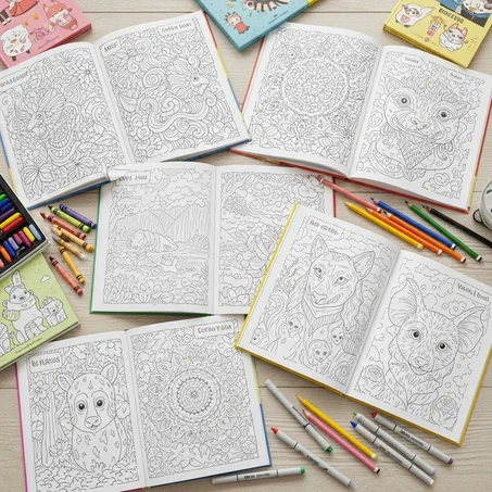 كتب التلوين