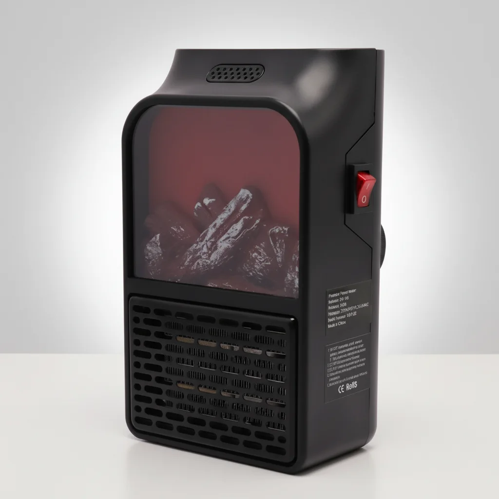 المدفأة المحمولة مع ريموت التحكم عن بعد (Flame Heater)