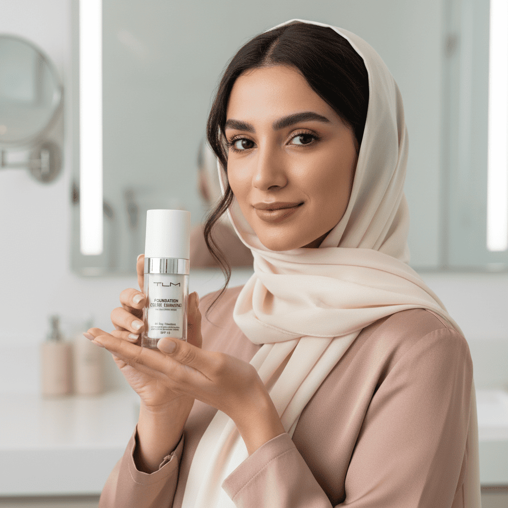 كريم الأساس الذكي لتغيير اللون (TLM Foundation Color Changing)