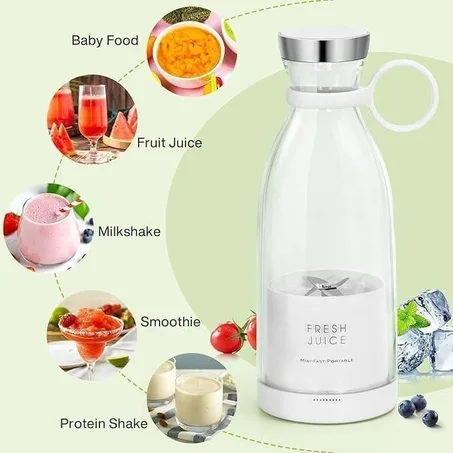 PulsePro™ – Mélangeur portable rechargeable | Smoothies, jus et shakes sur le pouce