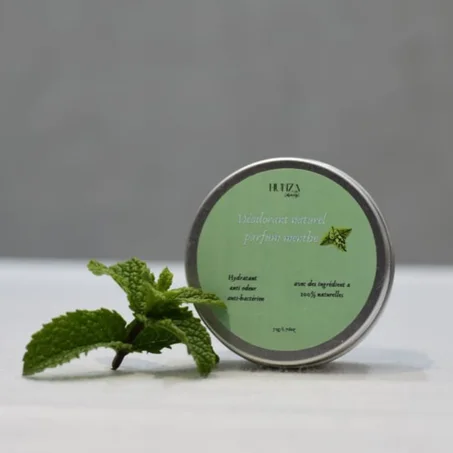مزيل العرق الطبيعي برائحة النعناع - deodorant menthe