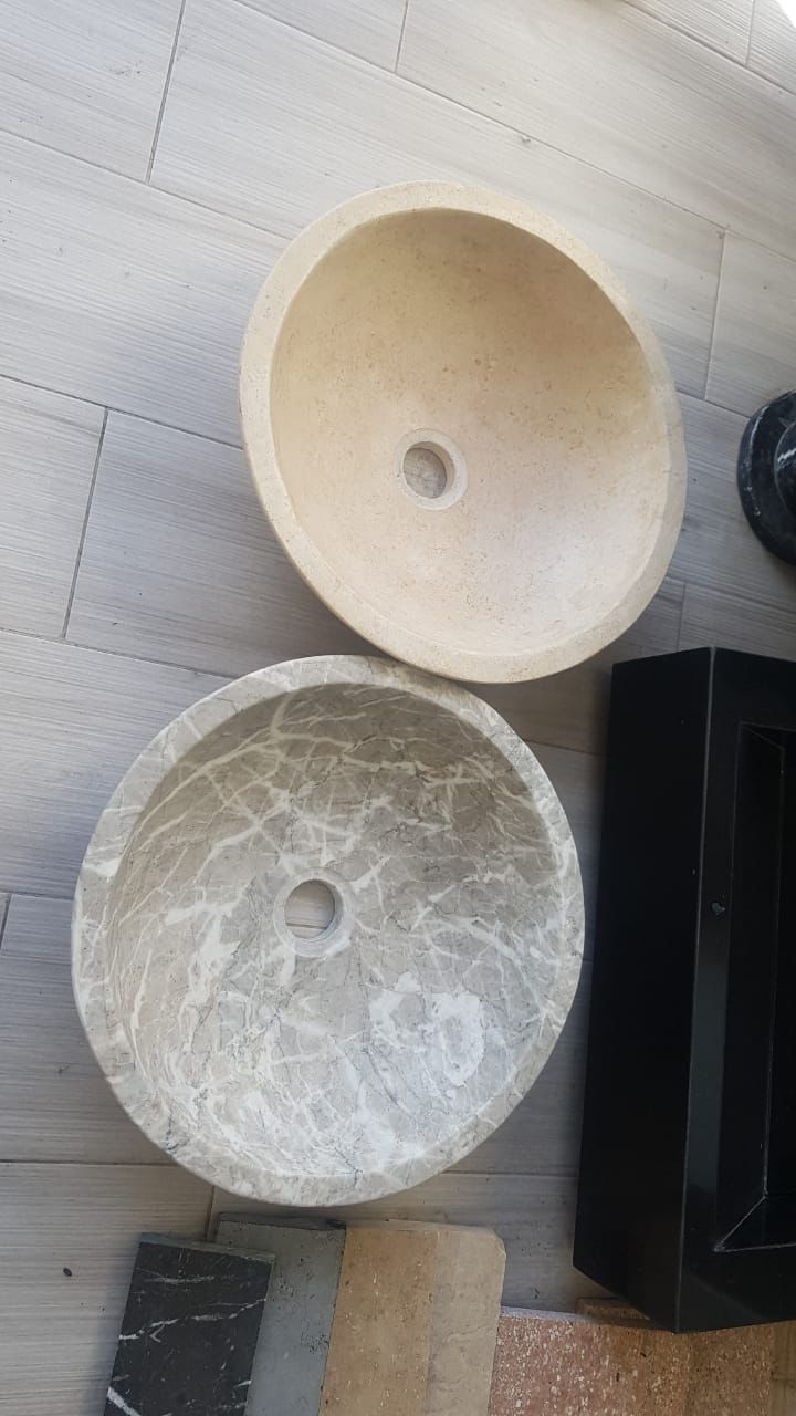 ✨ Vasque Cercle en Onyx et marbre  Naturel ✨