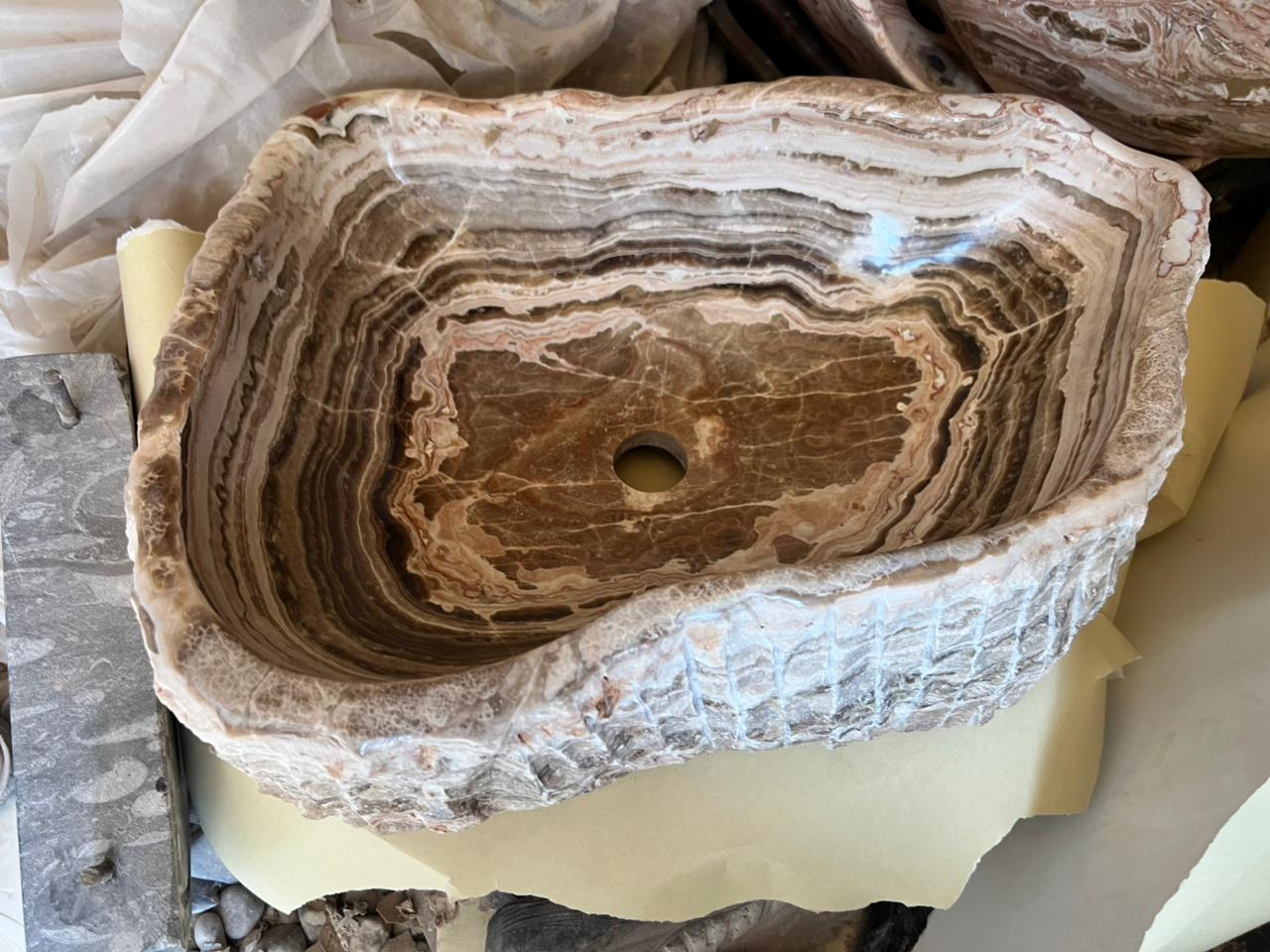 ✨ Vasque Cercle / Carré ou Sauvage en Onyx Naturel ✨