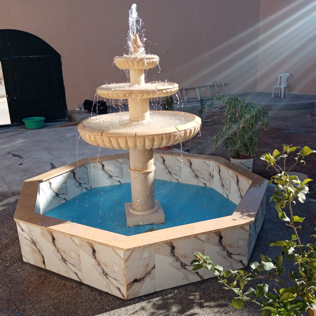 💧 Fontaine en Marbre Local – Élégance et Durabilité 💧100*50