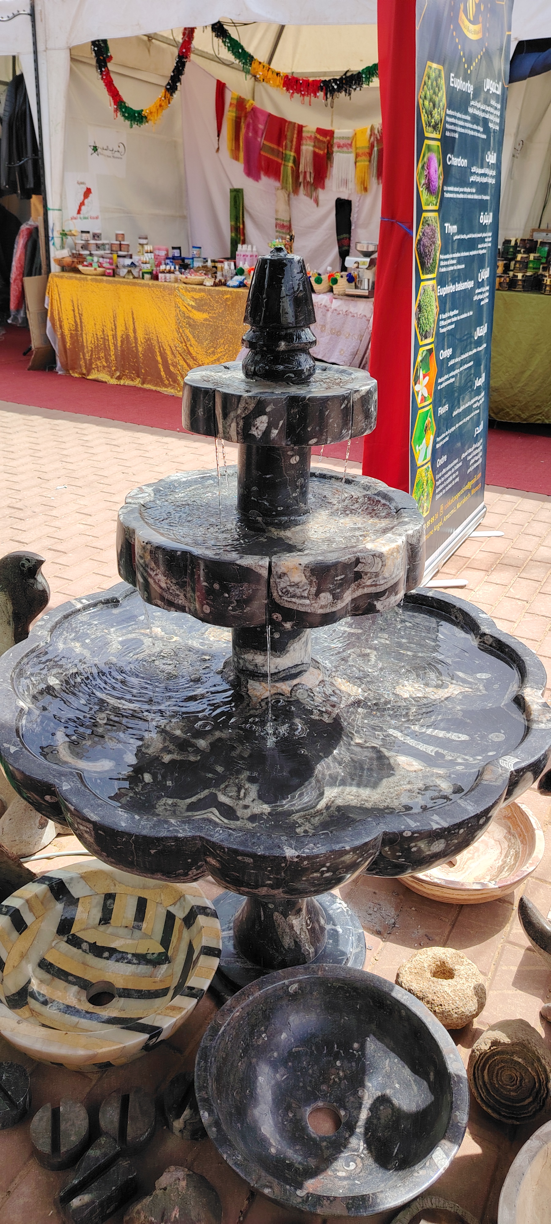 💧 Fontaine en Marbre Local – Élégance et Durabilité 💧100*50