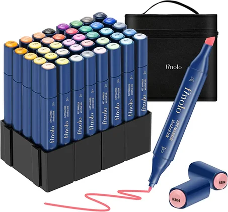 Marqueurs à base d'alcool deli finenolo 40 couleurs