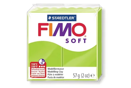 Pate polymère Fimo Soft Staedtler 57g Vert pomme