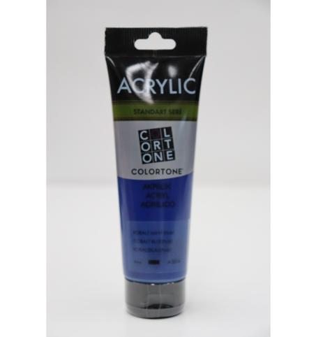 Peinture acrylique Colortone 120ml Bleu de cobalt