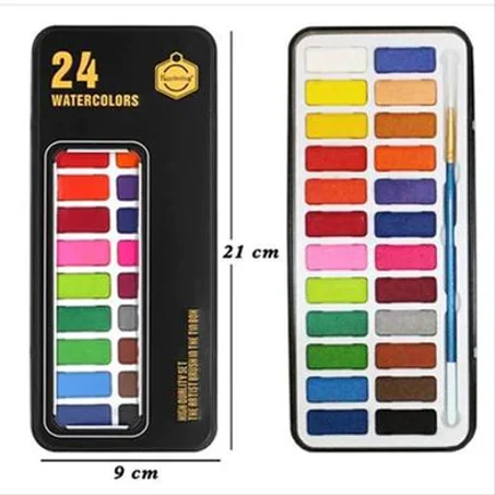 Set aquarelle Keep Smiling 24 couleurs