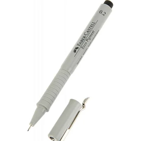 Ecco pigment Faber-Castell noir 0.2