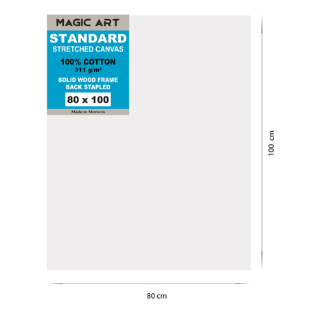 Toile Magic Art Standard 80x100 cm