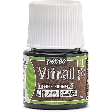 Peinture Vitrail Pebeo Brun N°11 45ml