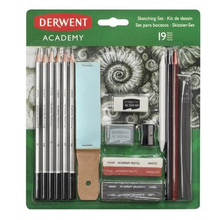 Kit de dessin Derwent Academy 19 pcs