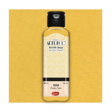 Peinture acrylique ARTDECO 140ml Jaune voile 3030