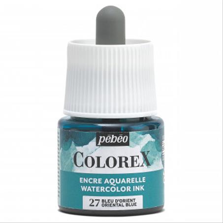 Encre aquarelle Colorex Pebeo 45ml Bleu d'orient