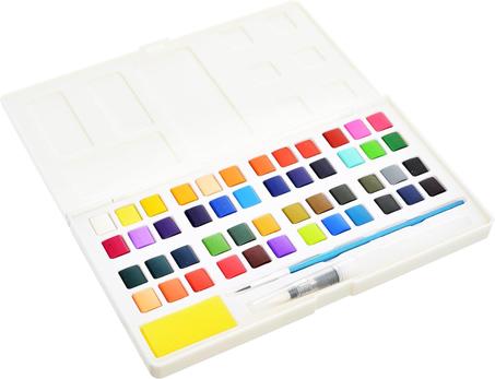 Palette aquarelle 48 couleurs Keep smiling