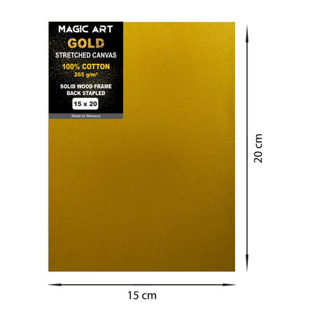 Toile Magic Art Gold 15x20 cm