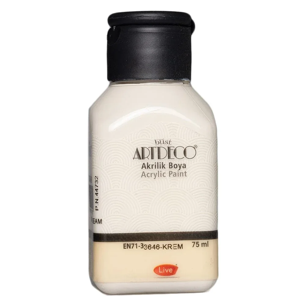 Peinture acrylique ARTDECO 75ml Crème 3646