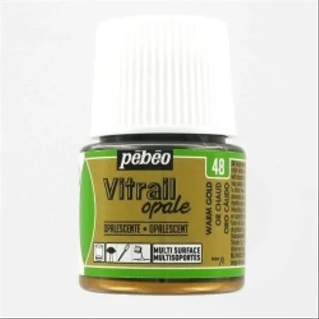 Peinture Vitrail Pebeo Or Chaud N°48 45ml