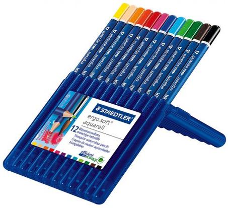 Crayons couleurs aquarelle Staedtler 12 pcs