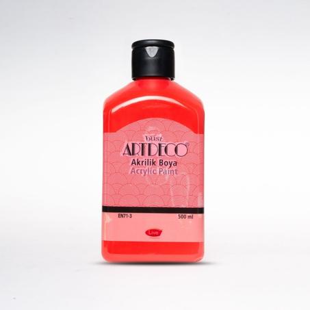 Peinture acrylique ARTDECO 500ml Rouge 3016