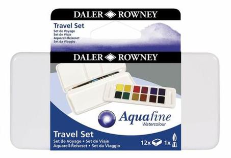 Palette Aquafine Daler Rowney 12 couleurs
