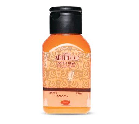 Peinture acrylique ARTDECO 75ml Orange 3603
