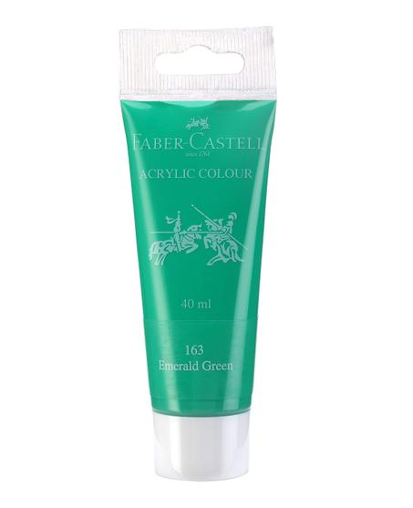 Peinture acrylique Faber-Castell 40ml Vert emeraud