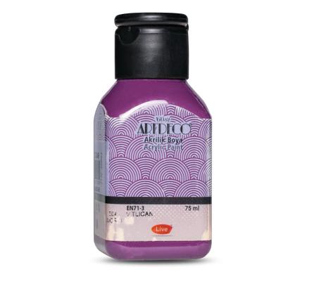 Peinture acrylique ARTDECO 75ml Aubergine 3049