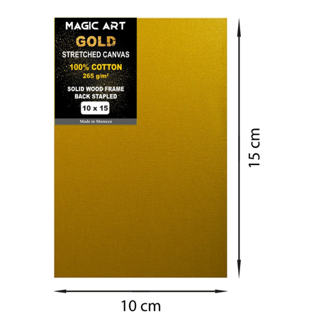 Toile Magic Art Gold 10x15 cm