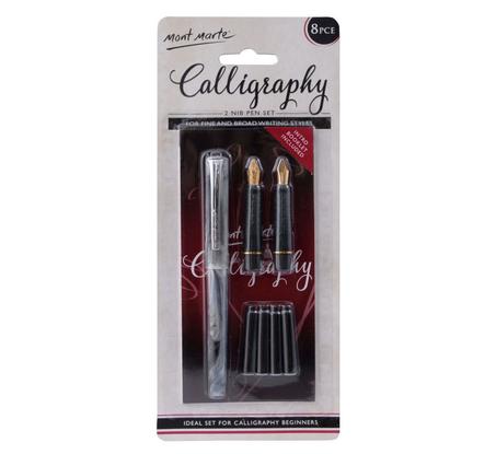 Set de calligraphie Mont Marte 8pcs