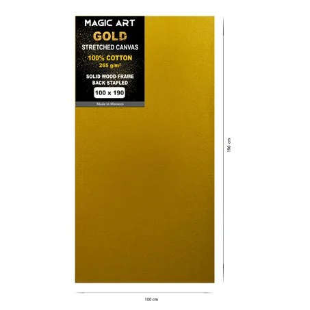 Toile Magic Art Gold 100x190 cm
