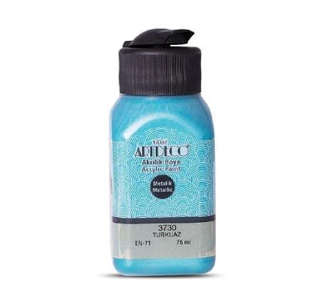 Peinture acrylique ARTDECO 75ml Turquoise 3730