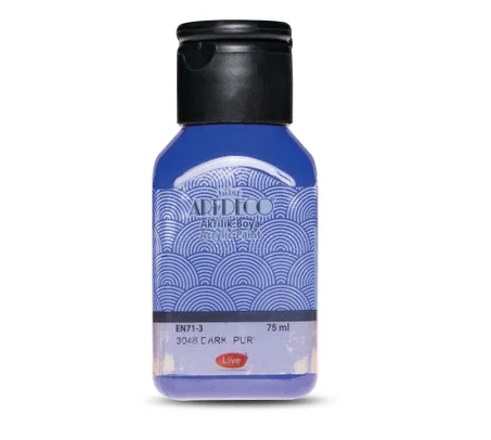 Peinture acrylique ARTDECO 75ml Pourpre foncé 3048