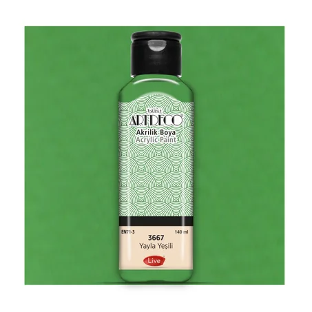 Peinture acrylique ARTDECO 140ml Vert highland 3667