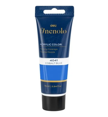 Peinture acrylique deli 75ml Bleu cobalt