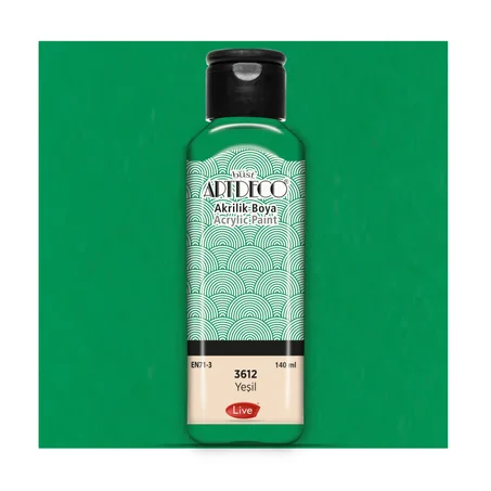 Peinture acrylique ARTDECO 140ml Vert 3612