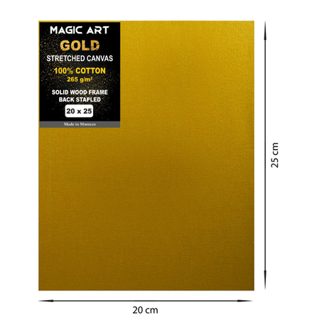 Toile Magic Art Gold 20x25 cm