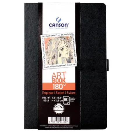 Canson Art Book 14cm x 21,6cm 96g/m² 80 feuilles