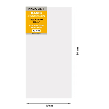 Toile Magic Art Basic 40x80 cm