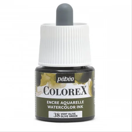 Encre aquarelle Colorex Pebeo 45ml Vert olive