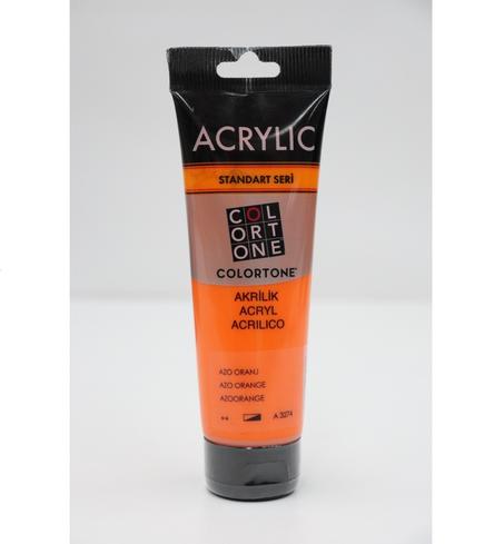 Peinture acrylique Colortone 120ml Orange azo