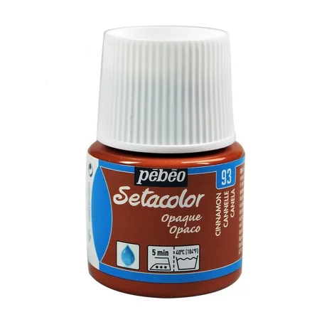 Peinture tissu setacolor Pebeo 45ml Cannelle N°93